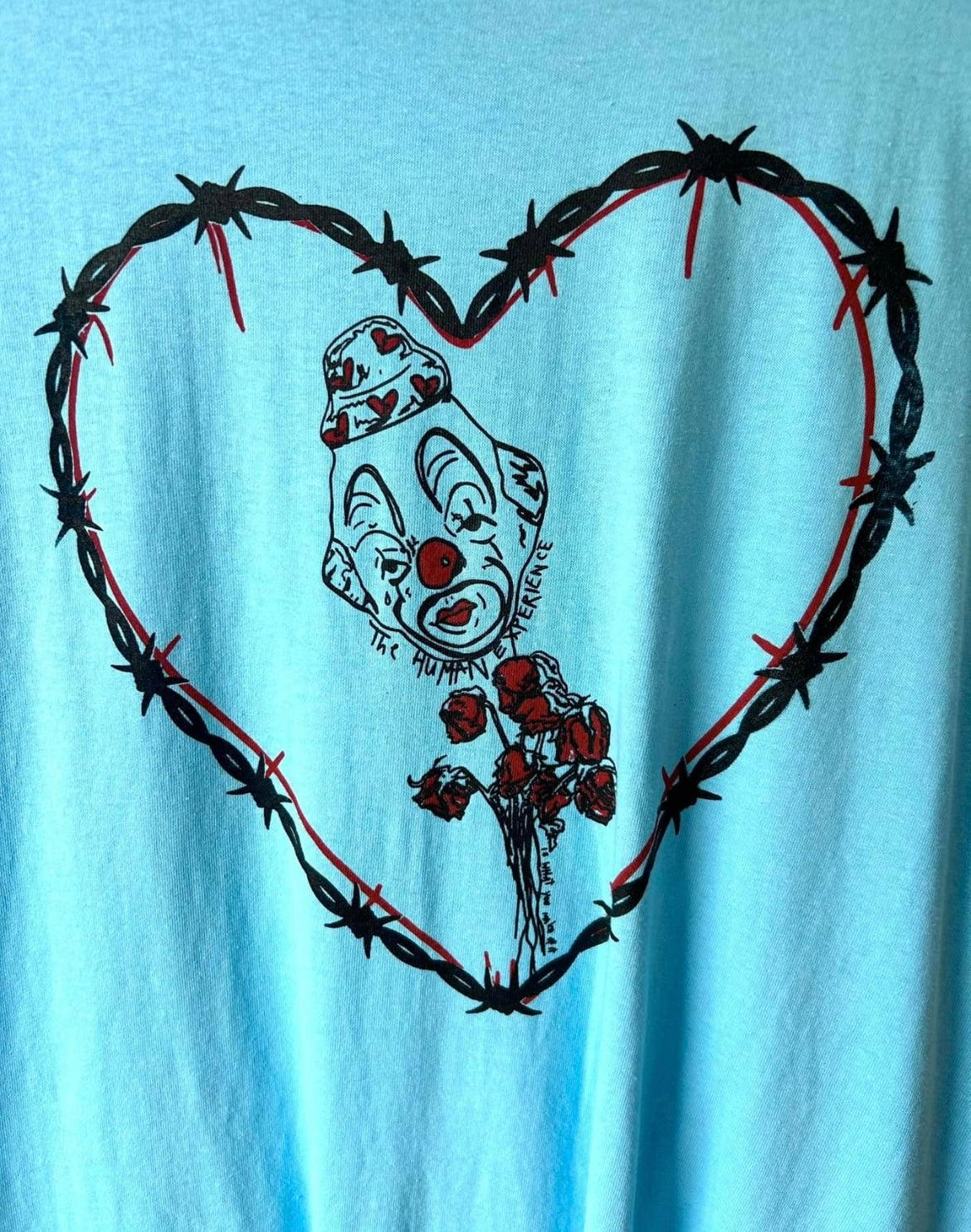 Light Blue Clown Shirt